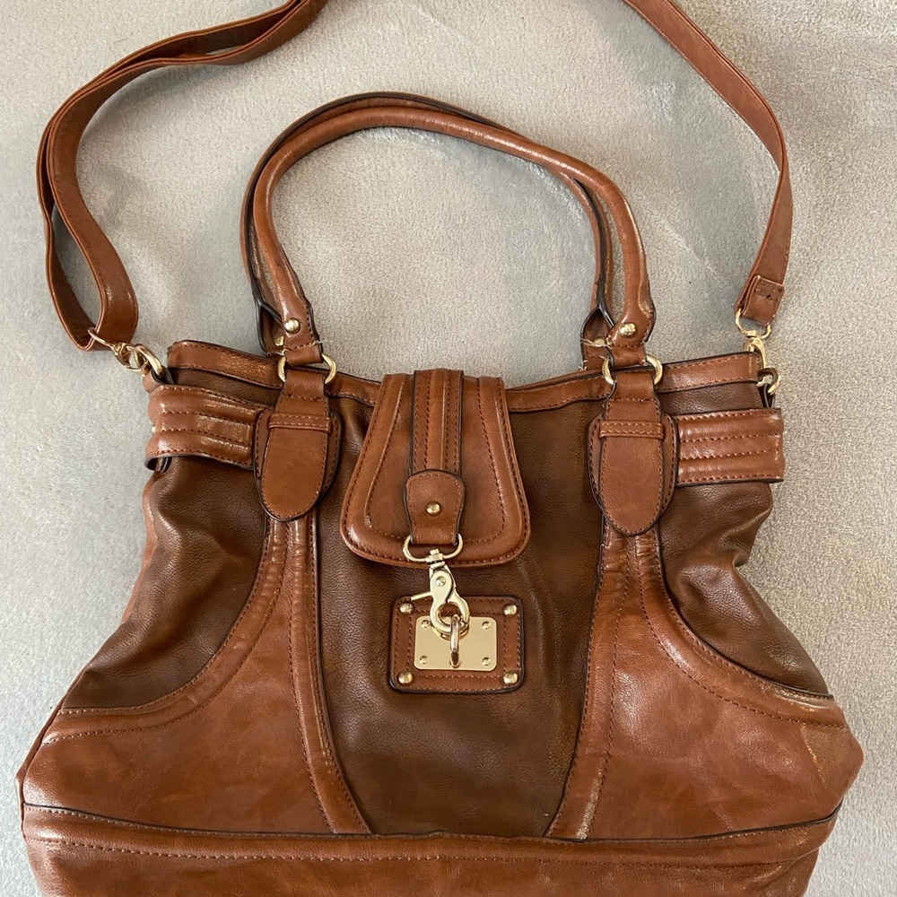 Charming Charlie Brown Handbag